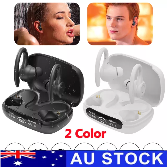 Bluetooth 5.3 Headset TWS Wireless Earphones Earbuds Stereo Headphones Ear Hook