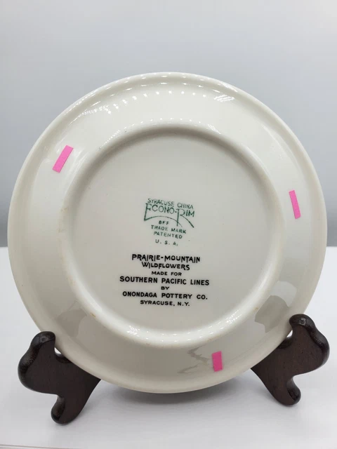 Southern Pacific Lines Railroad Syracuse Prairie - Mountain Wildflowers 3 piece 5