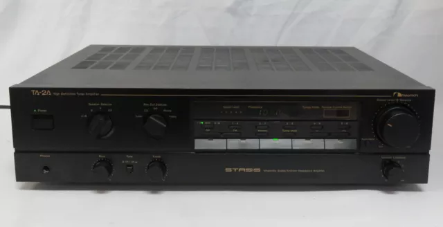 Vintage 1980s Nakamichi TA-2A STASIS Stereo Receiver 50WPC Phono Pre Amp Works!