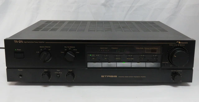 Vintage 1980s Nakamichi TA-2A STASIS Stereo Receiver 50WPC Phono Pre Amp Works! Vintage 1980s Nakamichi TA-2A STASIS Stereo Receiver 50WPC Phono Pre Amp Works!