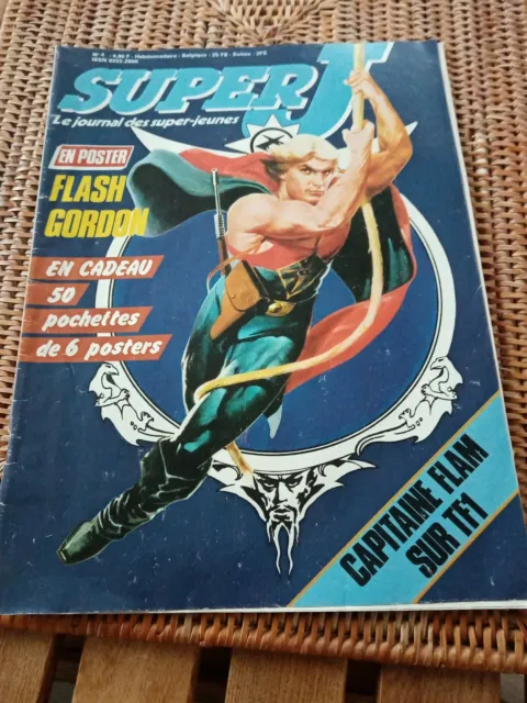 Super J- numéro 4-janvier 1981-magazine vintage special flash gordon-revue!
