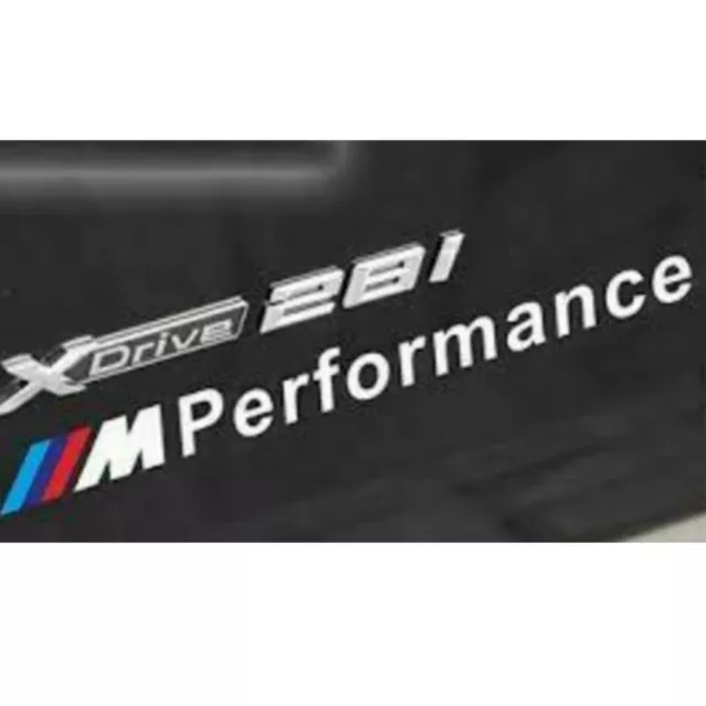 BMW M Pack M Performance Lot 2  Autocollants Stickers symbole tuning logo blanc 3