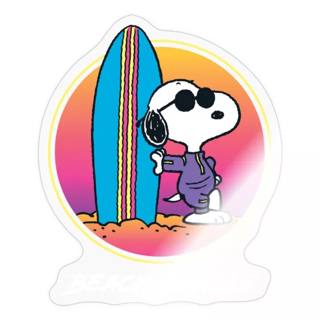 Peanuts Snoopy Cool Surfen Aufkleber Sticker