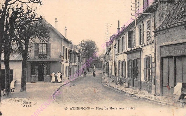 CPA 91200 ATHIS MONS Place Mons vers Juvisy