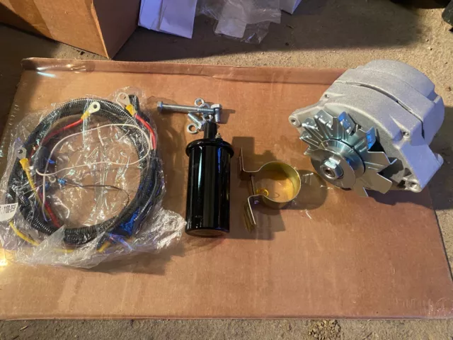 6 to 12 Volt Alternator Conversion Kit for Late Fits Ford 8N w Side Mount Distri