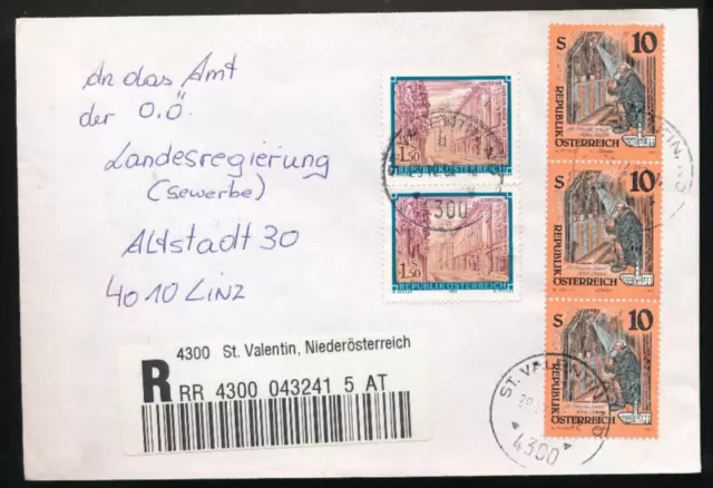 Reco-Brief aus St.Valentin Niedrösterreich mit Stifte und Klöster (K26)