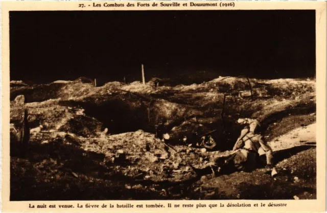 CPA Les Combats des Forts de Souville et Douaumont - Night Scene (1037037)
