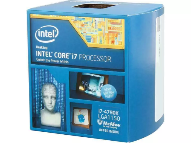 Nuevo procesador de CPU Intel Core i7-4790K 4,00 GHz cuatro núcleos LGA1150 SR219 en caja