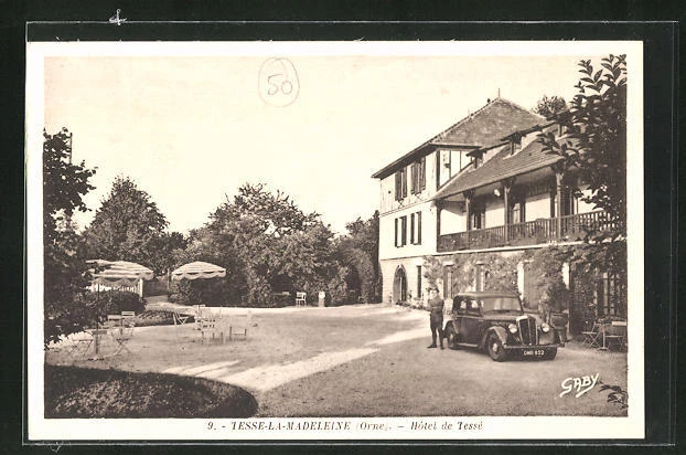 CPA Tesse-la-Madeleine, Hotel de Tesse