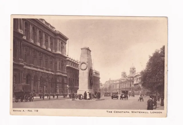Printed Postcard The Cenotaph, Whitehall, London