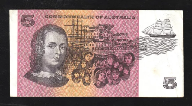 🇦🇺 Australia $ 5 dollars P-39b 1969 Phillips / Randall  Banknote 2