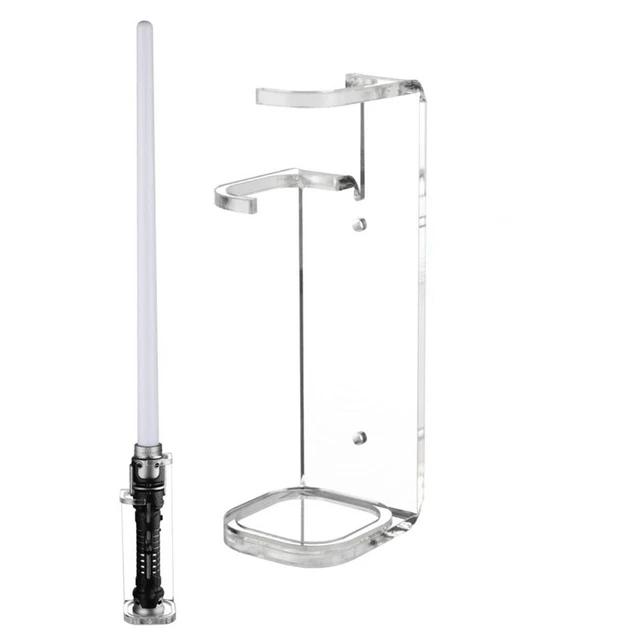 Wall Mount Sword Stand Lightsaber Display Holder Acrylic Lightsaber