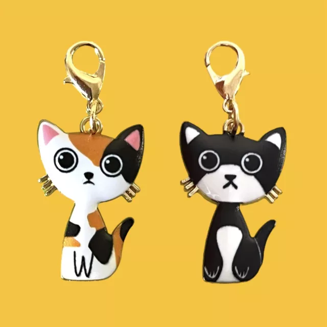 Buy 3 Get 1 Free Cute Cat Keyring Animal Kitty Keychain Kitten Lovers Uk Seller