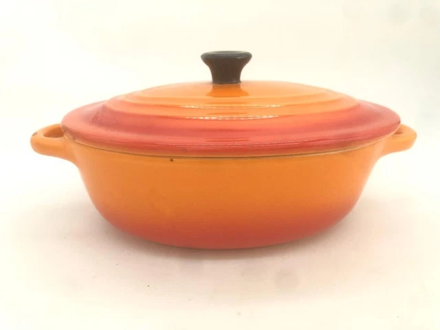 CONJUNTO 4 MINI COCOTTE LE CREUSET 250ML 10CM LARANJA