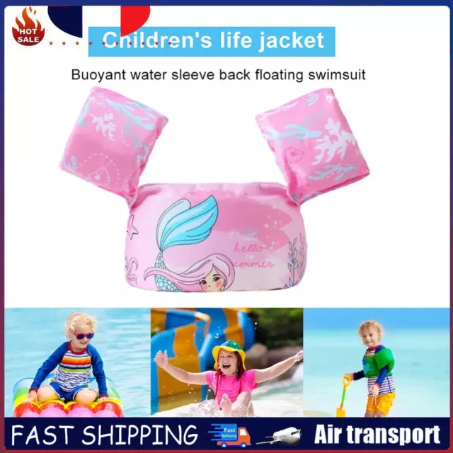 Baby Buoyancy Vest Adjustable Pool Vest Swimming Accessories (Mermaid) FR