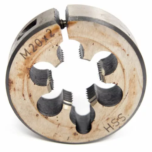 Adjustable Round Die M20x2.00 x 2" HSS