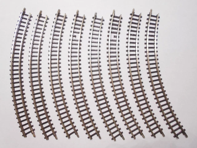 KATO H0 Unitrack Binario Curvo 2-321 – 4 Pezzi Originali Per Modellismo Ferroviario