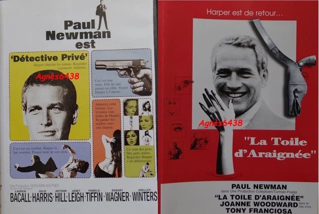 LOT DVD FILM Paul Newman Detective Prive + La Toile D'araignee EUR 50