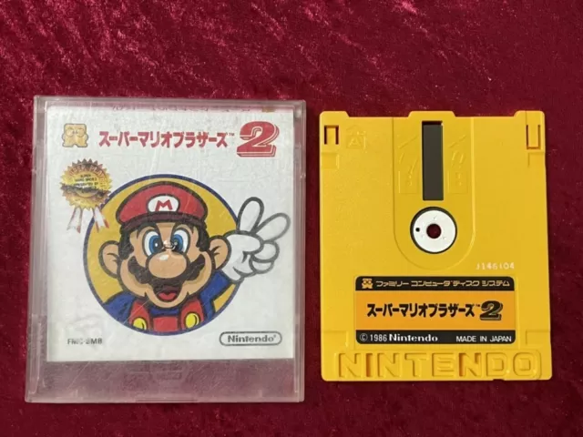 SUPER MARIO BROS Super Mario Brothers 2 Nintendo Famicom Disk System ...