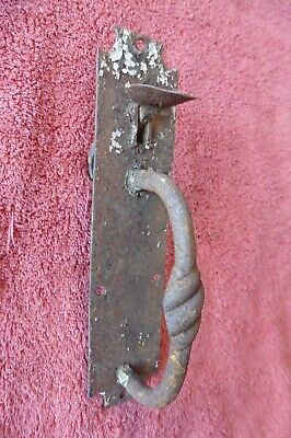 Vintage Door Gate Handle Thumb latch Wrought & Cast Iron Architectural Salvage