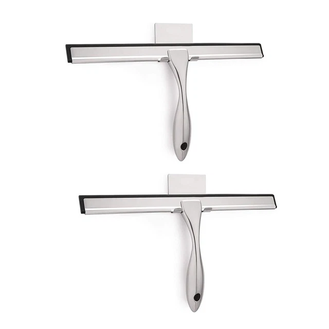 2x rastrelli doccia uso per porte doccia, finestrini e vetro auto - EG5N6