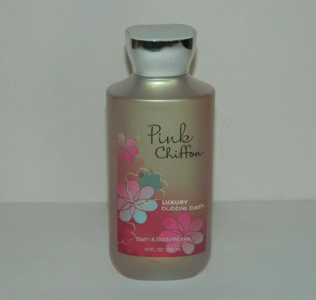 Nuevo Bath & Body Works Rosa Chifón Lujo Baño de Burbujas Colección Firma 10 OZ