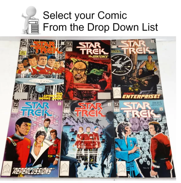 1989-1996 Star Trek DC Series 2 Comic Book Collection- 80+ Issues— Your Choice