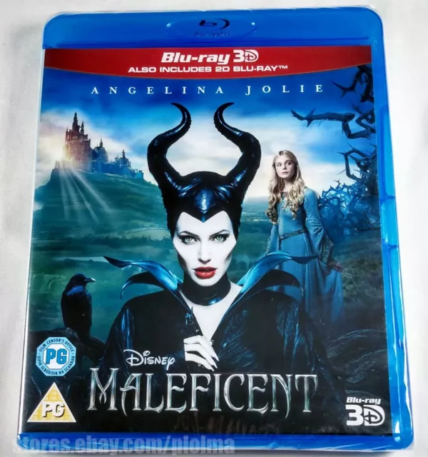 MALEFICENT (2014) New 3D (and 2D) BLU-RAY 2-Disc Region-Free Walt Disney Movie