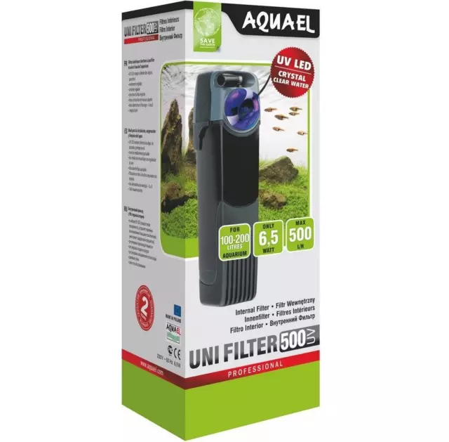 Aquael Unifilter UV 500 Aquarium Innenfilter Filter Aquariumfilter UVfilter UV-C