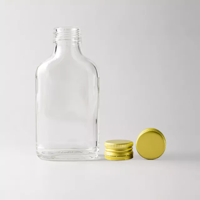 Glass Flasks Small Bottles with Screw Cap from 100 ml to 350 ml Multi-listing