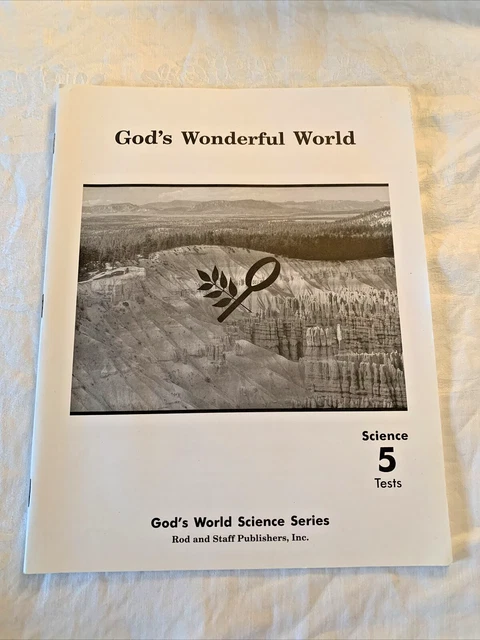 Rod and Staff  Science God's Wonderful World Grade 5 Tests book