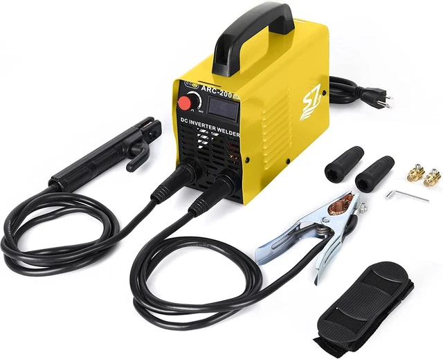 Welding Machine, 110V Plug, 200Amp Power, IGBT AC DC Beginner Welder With LCD