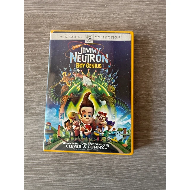 JIMMY NEUTRON BOY Genius DVD Paramount Collection Nickelodeon 90s ...