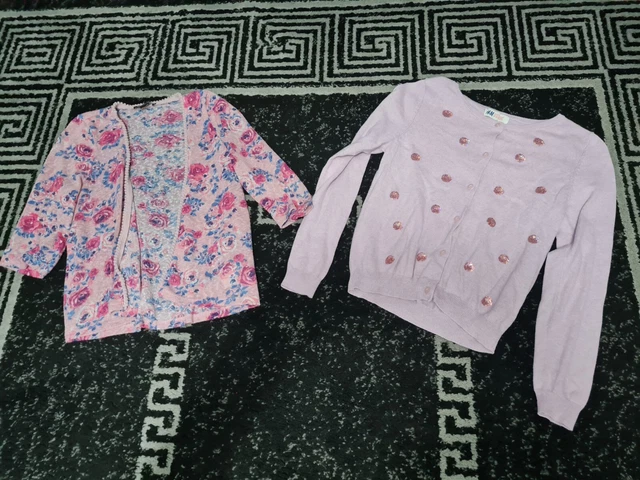 #A49 Enorme pacchetto di vestiti per ragazze 6-7 anni NEXT GEORGE PRIMARK BLUEZOO H&M 10