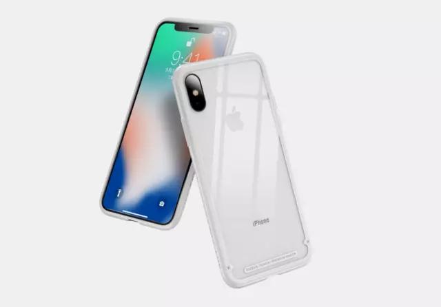 Phone Case iPhone XS Case See-through glass protective Back Baseus