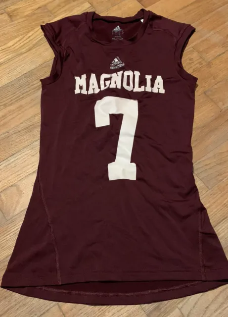 adidas Men’s TECHFIT Magnolia Football Compression Shirt Sz.S NEW #7 CLIMALITE
