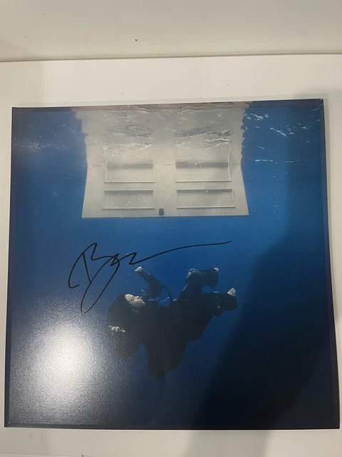 CD BILLIE EILISH Hit Me vernice splatter dura e morbida - Dipinto a