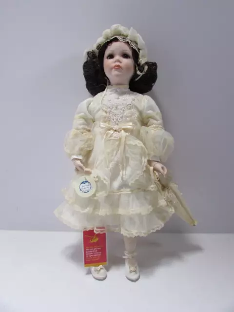 The Palmary Three Heart Porcelain Doll Frances Ltd No 241/1000              FT