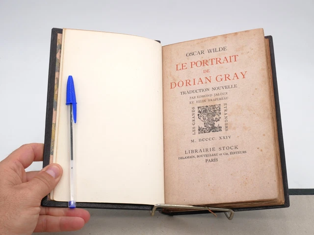 OSCAR WILDE (1924) Le Portrait de Dorian Gray - Lithographie André