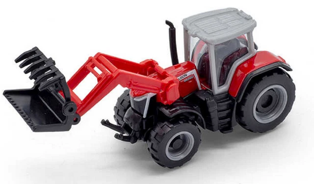 Maisto Massey Ferguson Front Loader Tractor 7Cm - 15591M Farm Pig Cow Toy
