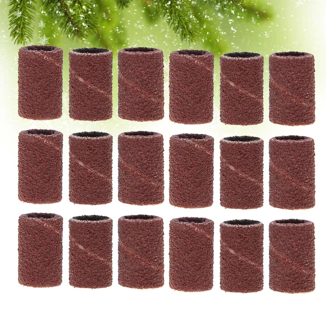 300 piezas cintas de lijado de uñas tipo nail broca de toalla de arena manicura manguito de lijado bucle