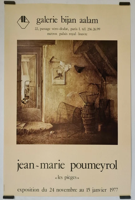 Jean Tinguely, affiche originale imprimée en sérigraphie, CIO, 1990