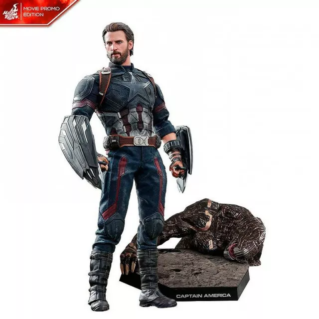 1:6 Hot Toys Vengadores Infinity War Figura Movie Masterpiece Capitán América