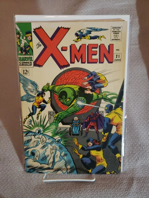 Uncanny X-Men #21 Vol. 1  (Marvel Comics 1966) Lucifer Appearance!