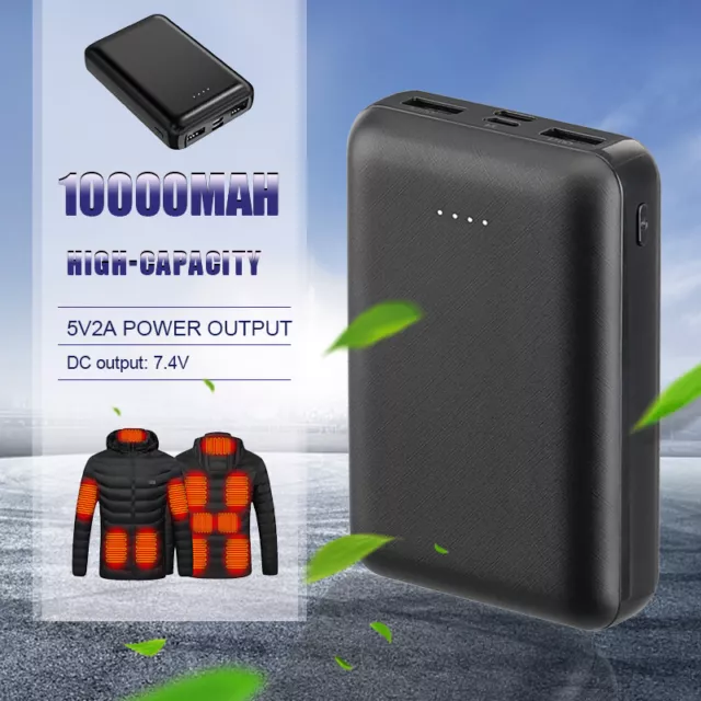 10000 mAh chargeur portable banque d'alimentation batterie externe pour gilet