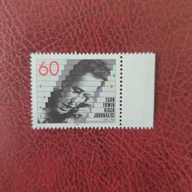 Briefmarke Bund BRD 1985, Michel 1247, E.E. Kisch, postfrisch