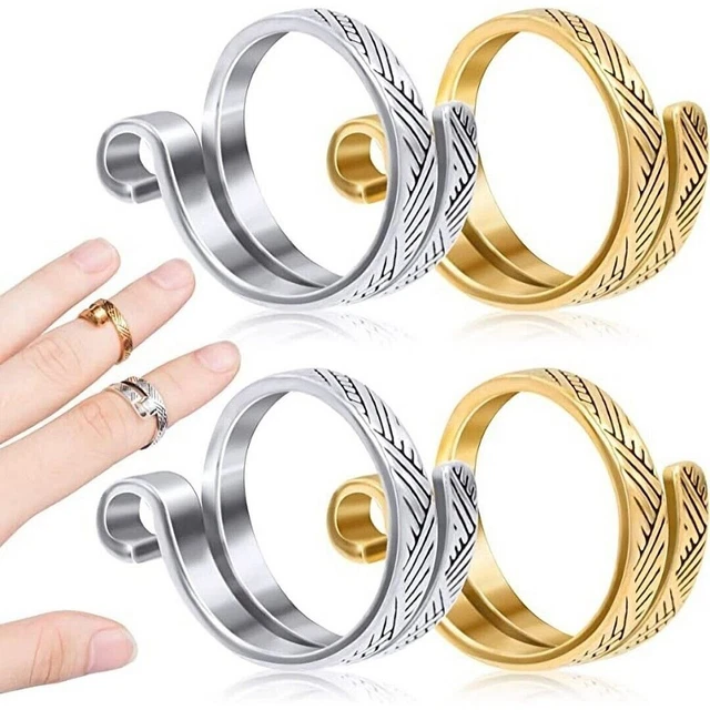 Set Da Uncinetto Con 8 Anelli Portafilo A Forma Di Drago E 10 Marcapunti In Metallo - Regalo Per Appassionati Di Uncinetto