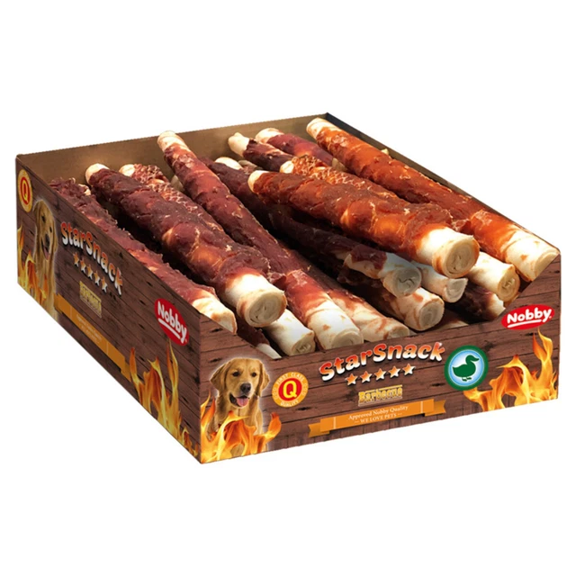 Nobby Starsnack Wrapped Anatra XL 3,0 KG / 27 CM / Pacchetto Risparmio