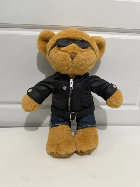 Teddy bear leather jacket store