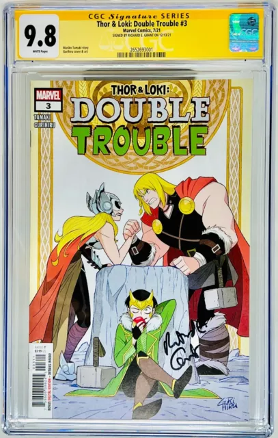 Richard E. Grant Signed CGC Signature Series 9.8 Thor & Loki Double Trouble #3